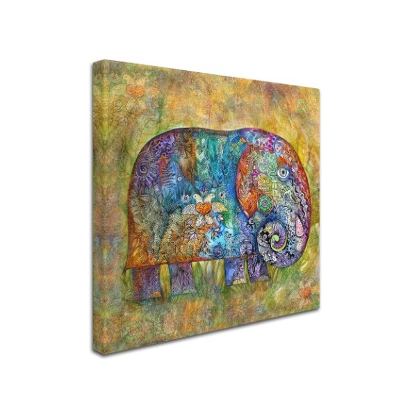 Oxana Ziaka 'Runes Elephant' Canvas Art,24x24